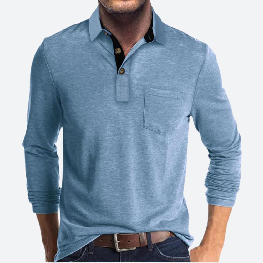 Polo Coton Doux Homme - Chemise Polo Classique et Confortable