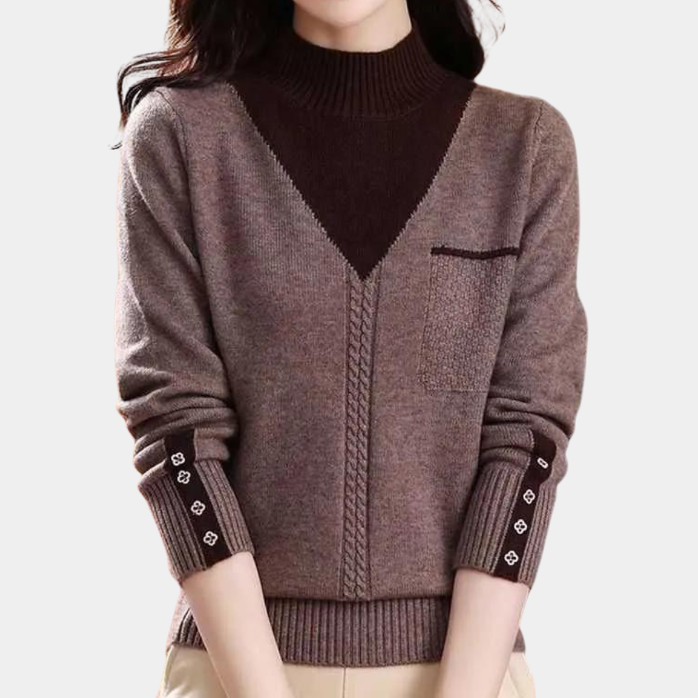 TICA - Pull à Rayures Élégant pour Femmes