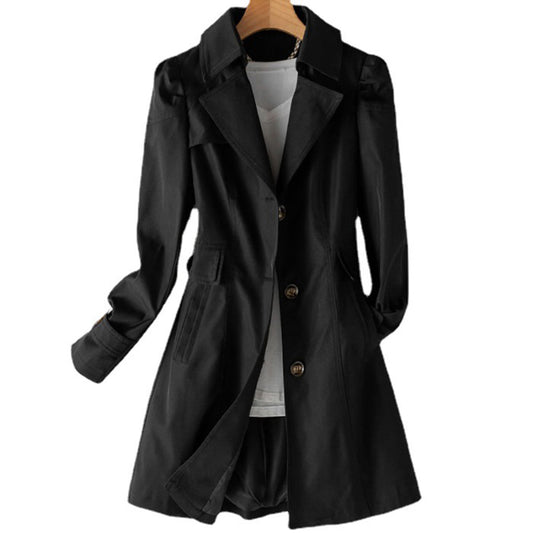 Manteau Imperméable Élégant pour Femme avec Capuche - LuxeStyle
