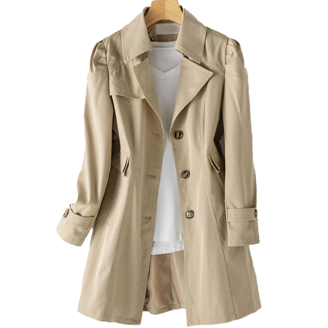 Manteau Imperméable Élégant pour Femme avec Capuche