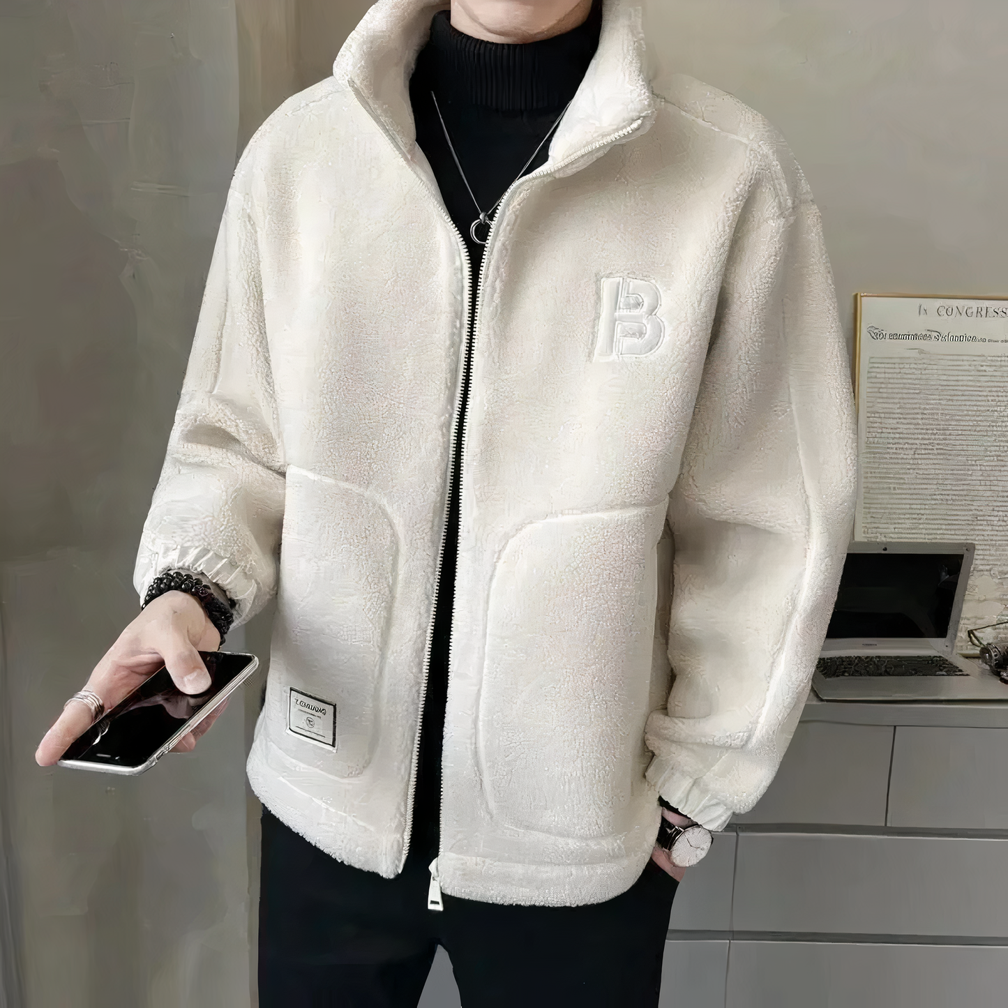 Veste Polaire Homme Élégante et Chaude au Look casual - LuxeStyle