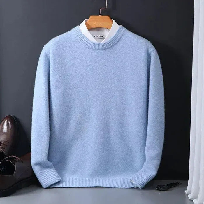 Pull confortable col rond homme décontracté