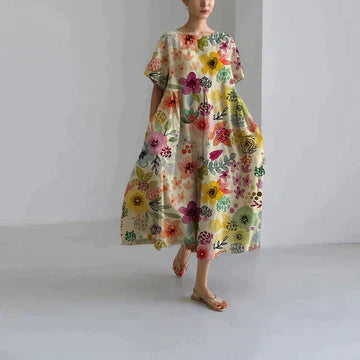 Robe Florale Chic Longue pour Femme