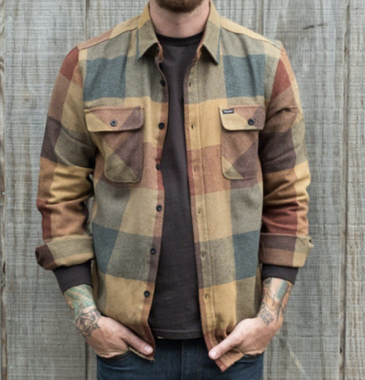 Chemise Flanelle Hiver pour Homme Manches Longues - LuxeStyle