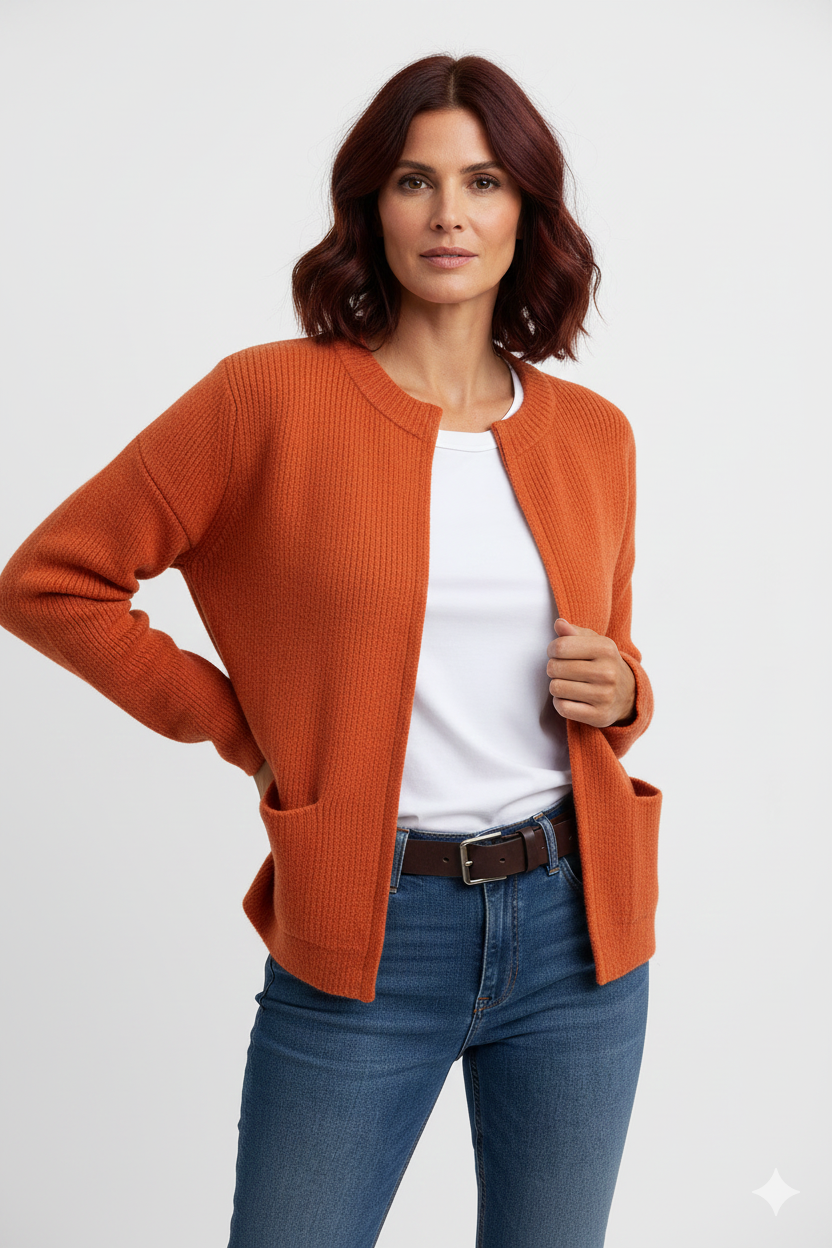 Veste Zippée Féminine - Gilet Douillet Confortable et Chic