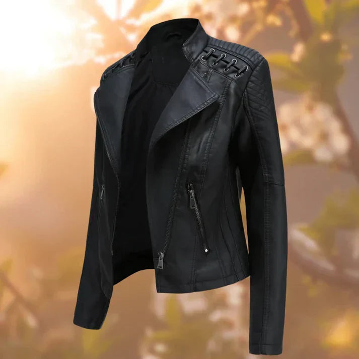 Veste Zippée Féminine pour Automne et Printemps - LuxeStyle