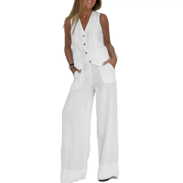 Costume Femme Chic Beige Tailleur Féminin