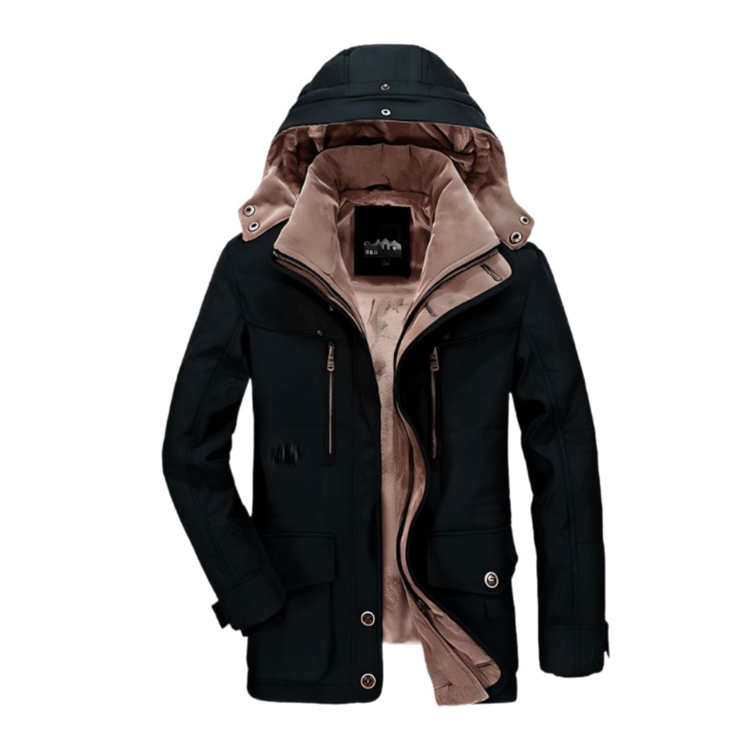 Veste Hiver Homme Élégante Longue