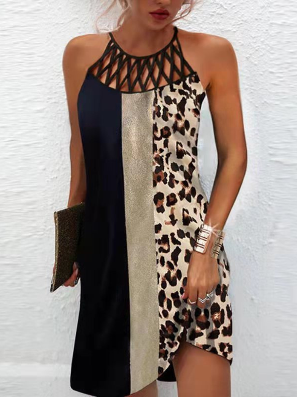 Robe Été Féminine – Robe Plage Colorée à Manches Courtes pour Femmes