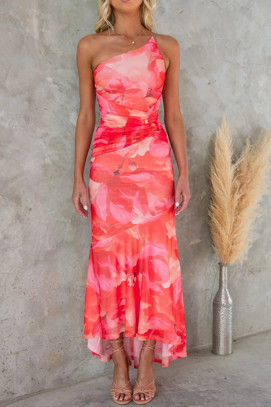 Robe Féminine Imprimée Fleurs pour Femme – Longue et Élégante - LuxeStyle
