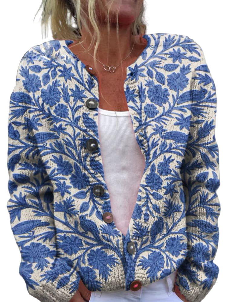 Cardigan Féminin Brodé Chic - luxestyle