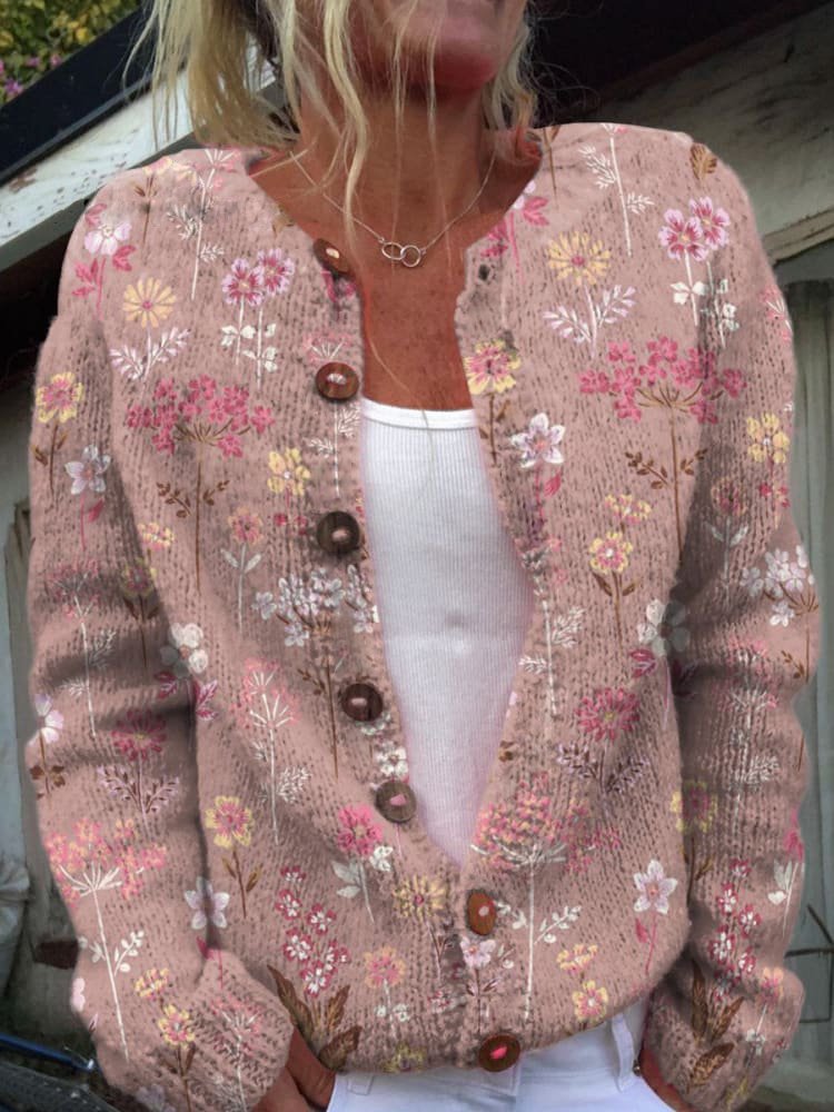 Cardigan Féminin Brodé Chic