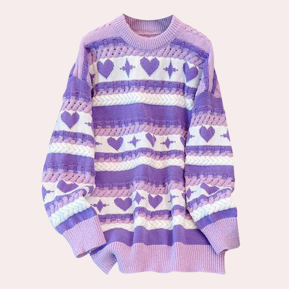 RUDELLA - Pull à Manches Ample pour Femmes