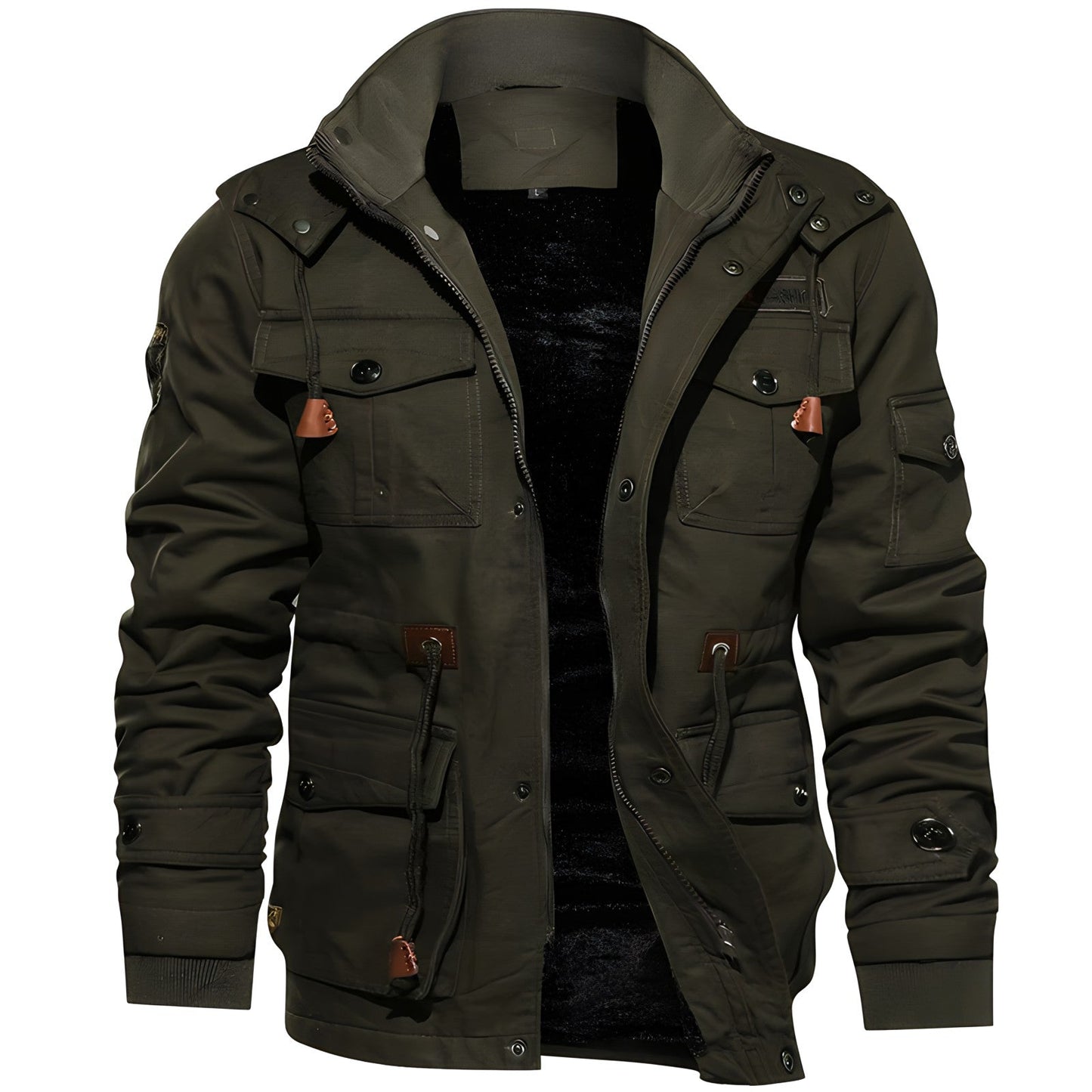 Parka Homme Militaire Étanche - Manteau Hiver Doublé & Décontracté - LuxeStyle