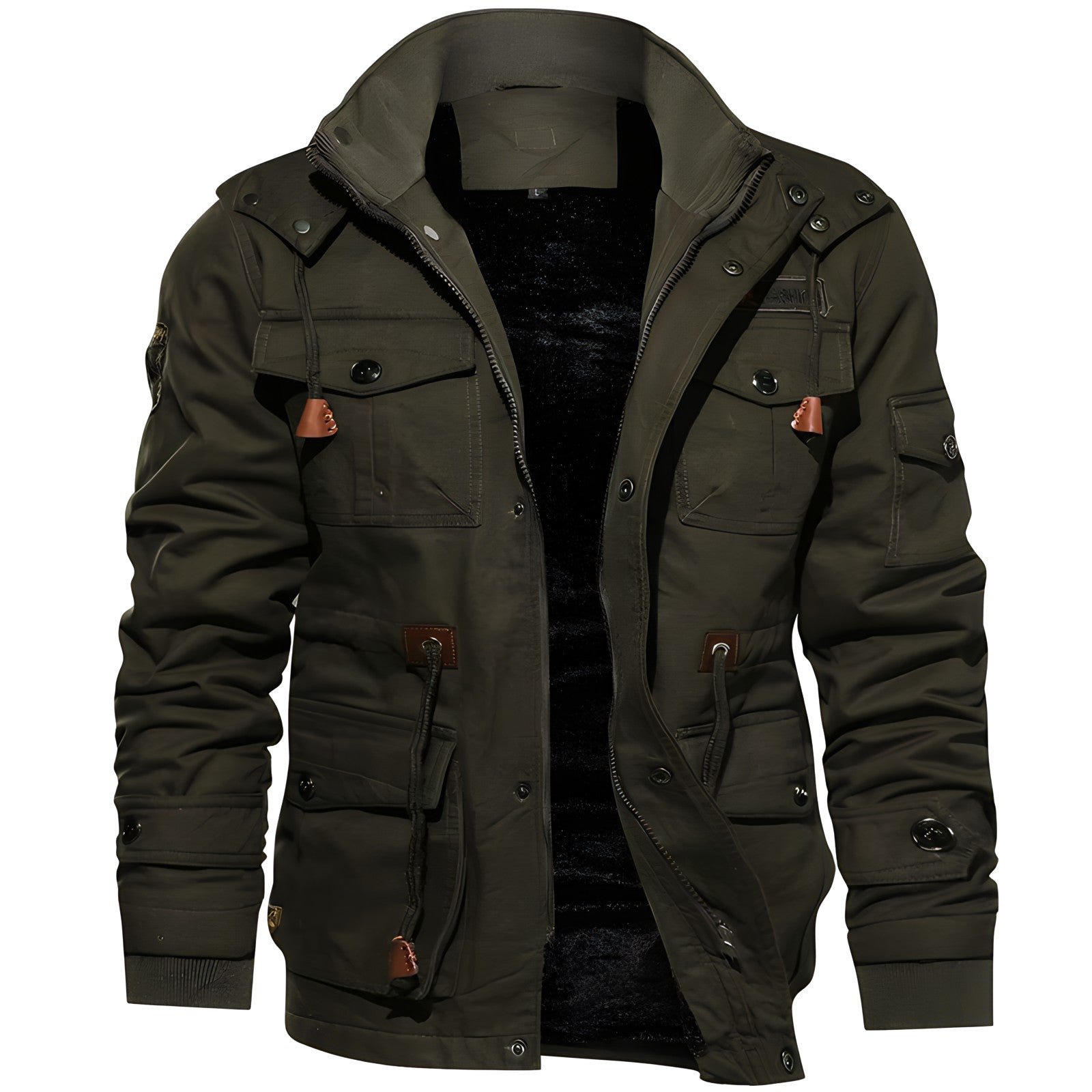 Parka Homme Militaire Étanche - Manteau Hiver Doublé & Décontracté - LuxeStyle