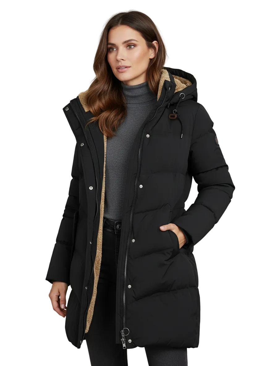 Manteau Femme Hiver Chic à Capuche Oversize - LuxeStyle