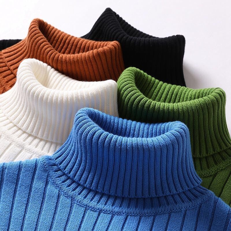 Pulls Colorés à Col Roulé pour Femme et Homme - LuxeStyle