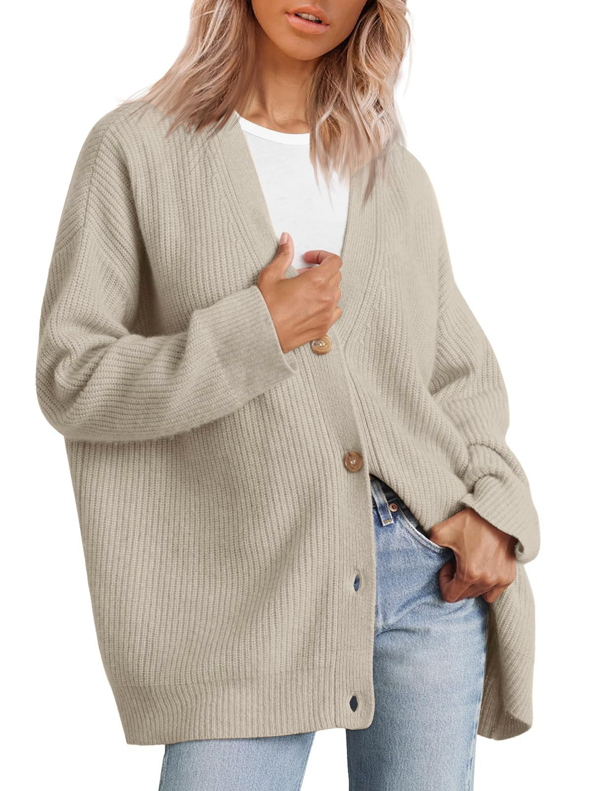 Cardigan Féminin Col en V Actuel