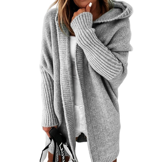 Cardigan Féminin Long Élégant Hiver - luxestyle
