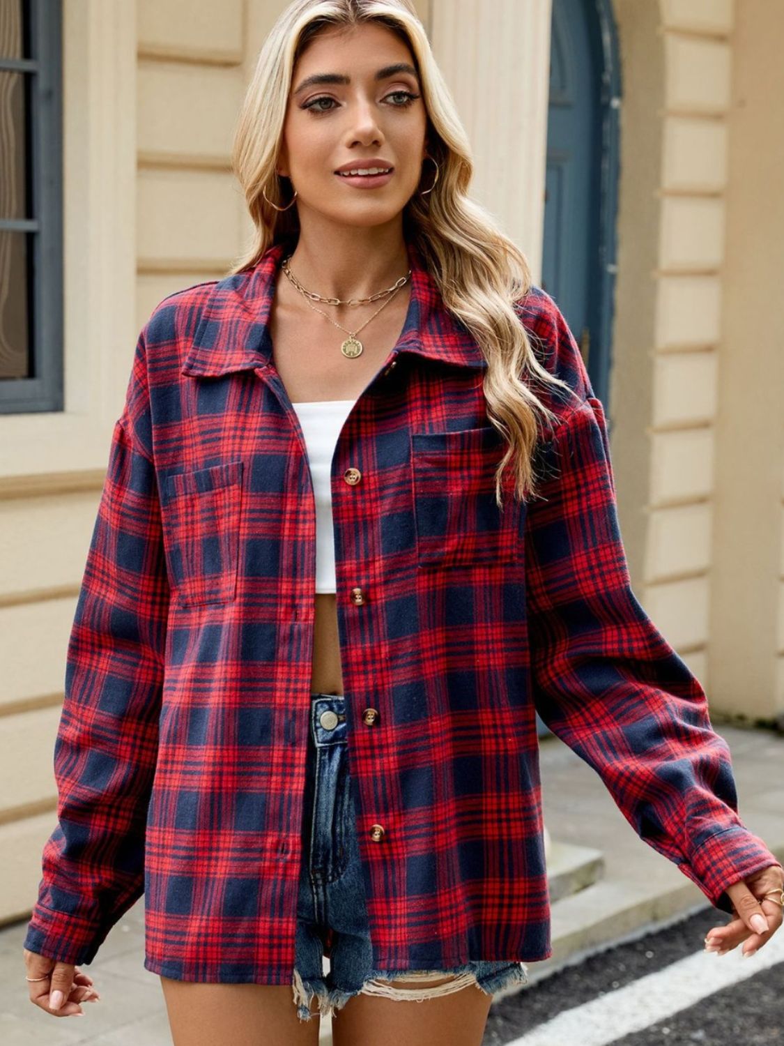 Chemise Féminine Décontractée Manches Longues