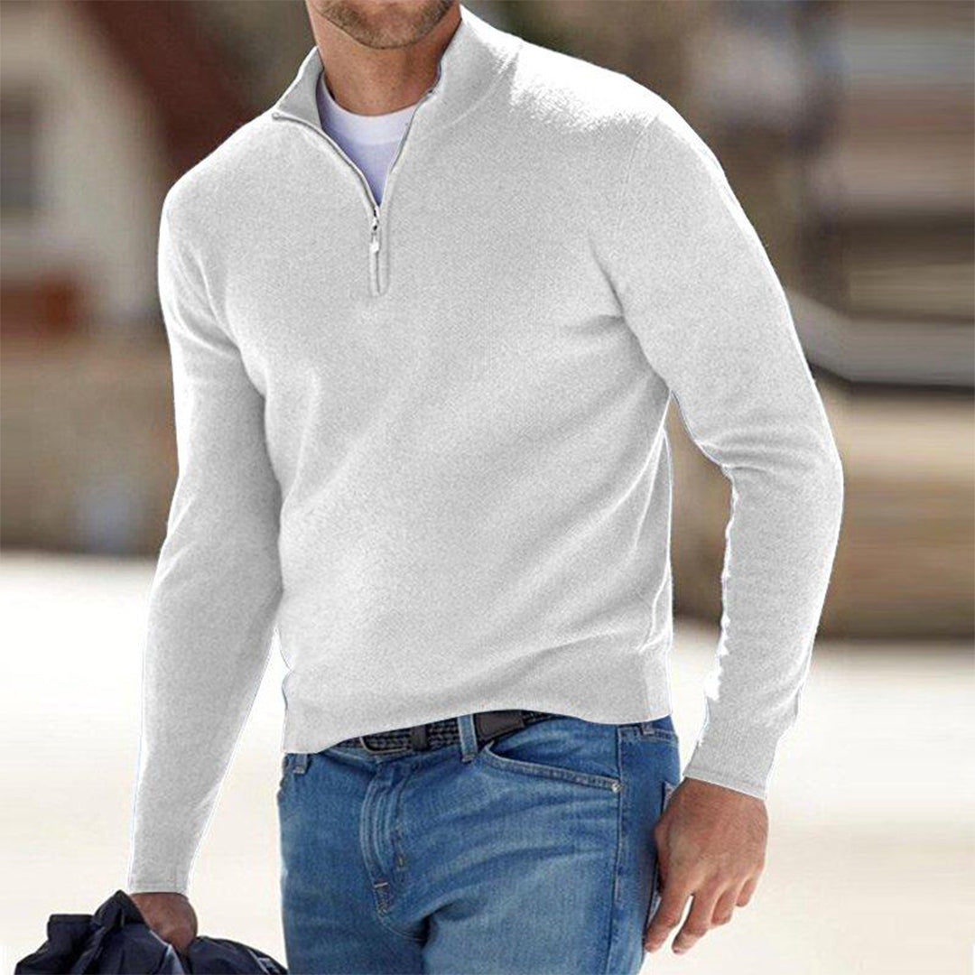 Chandail zippé Homme Hiver Chaud - LuxeStyle