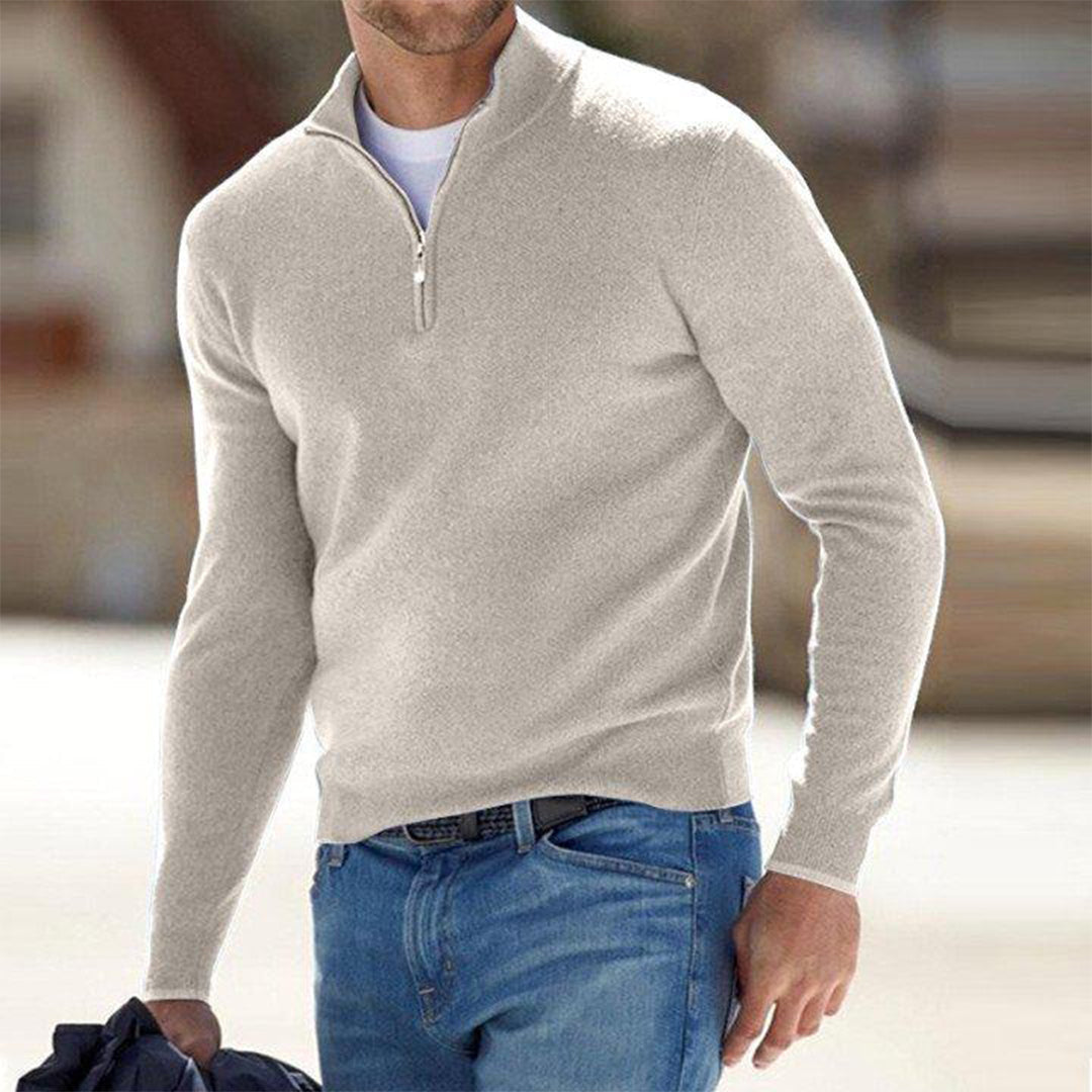 Chandail zippé Homme Hiver Chaud