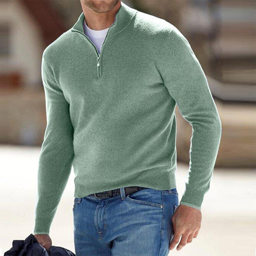 Chandail zippé Homme Hiver Chaud