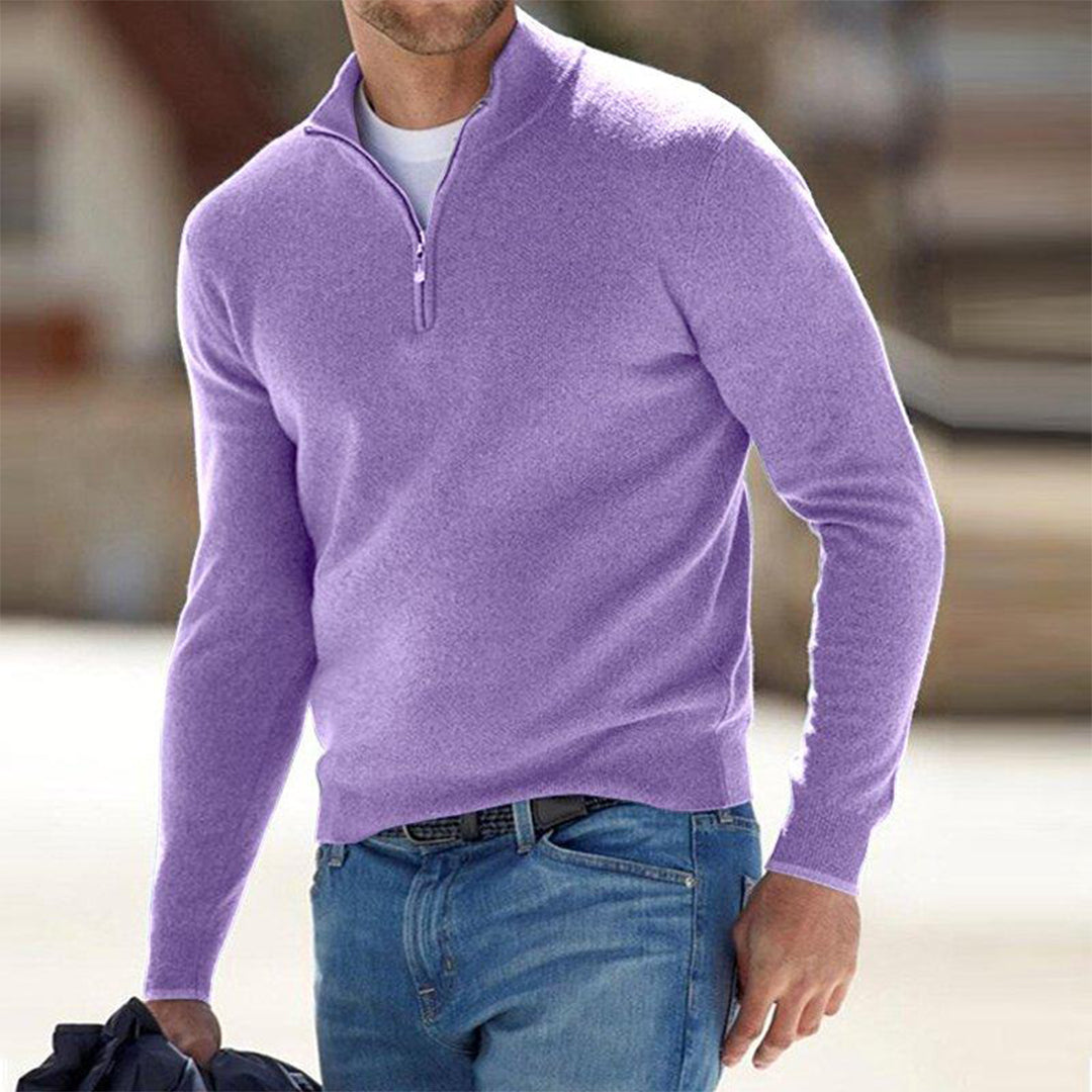 Chandail zippé Homme Hiver Chaud