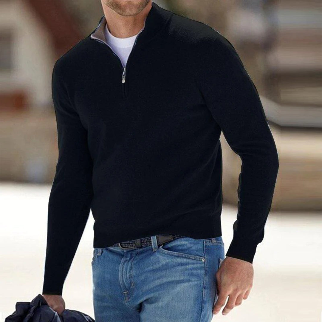 Chandail zippé Homme Hiver Chaud