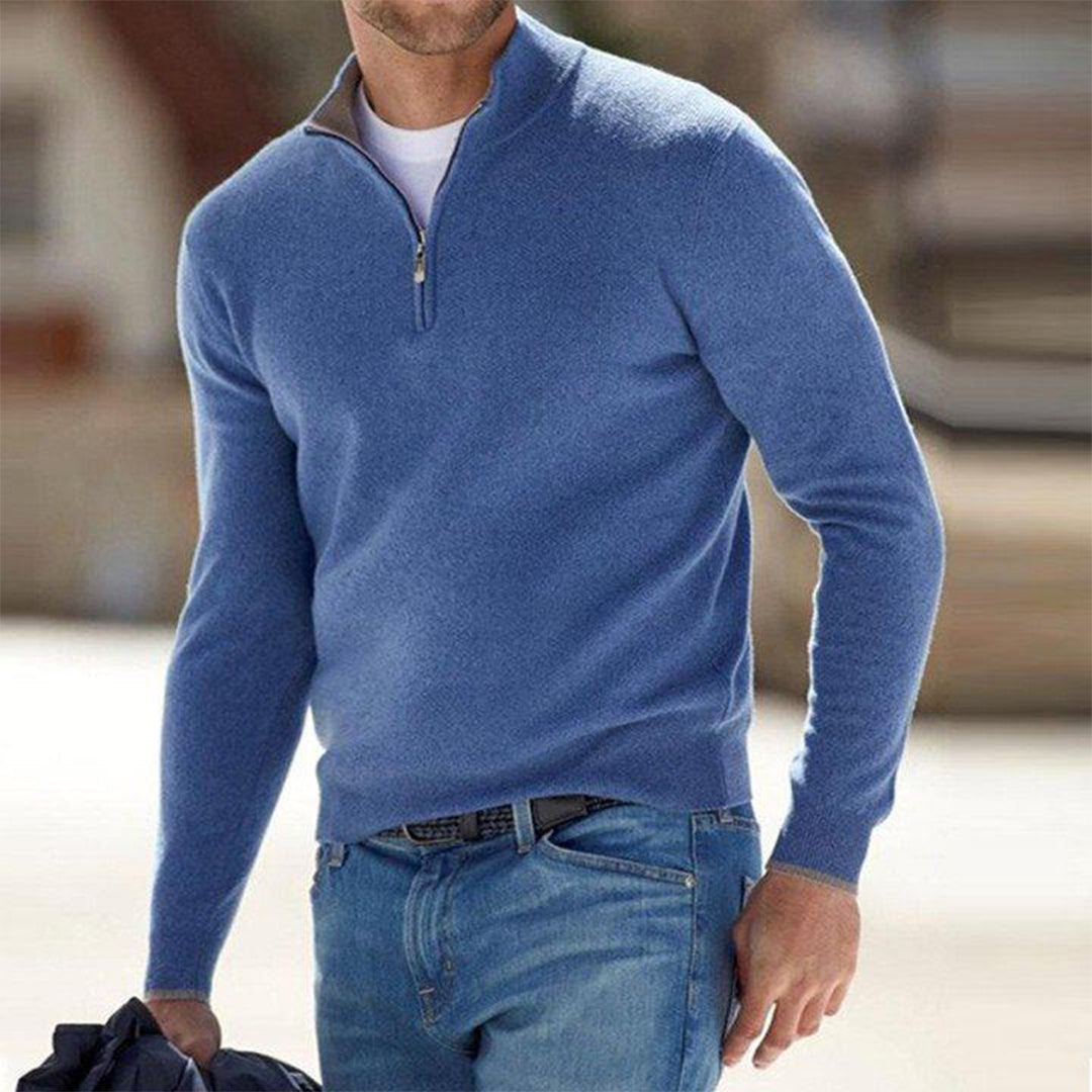 Chandail zippé Homme Hiver Chaud