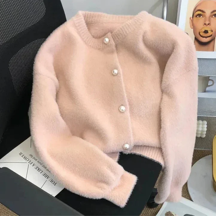 Cardigan Féminin Confortable Boutonné