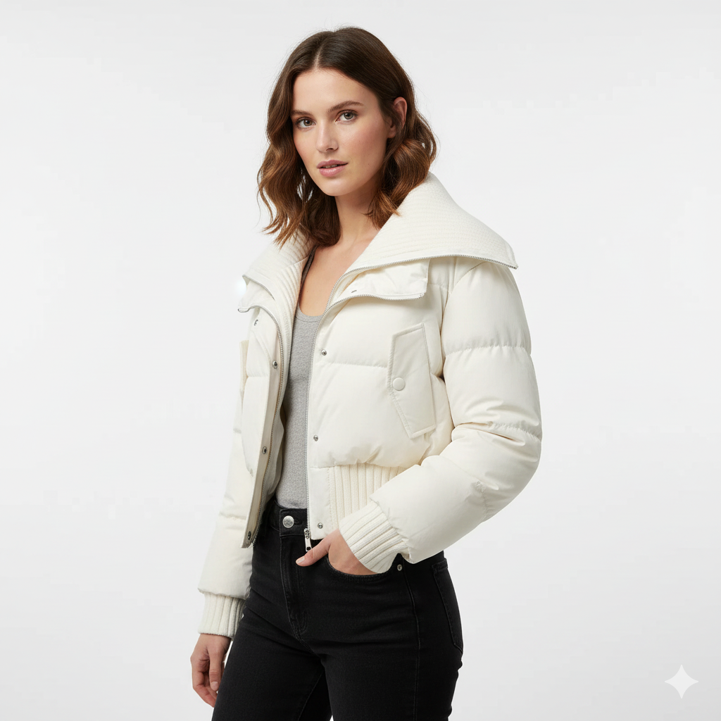 Veste Doudoune Féminine Élégante – Parka Légère et Chaude pour Femme en Hiver