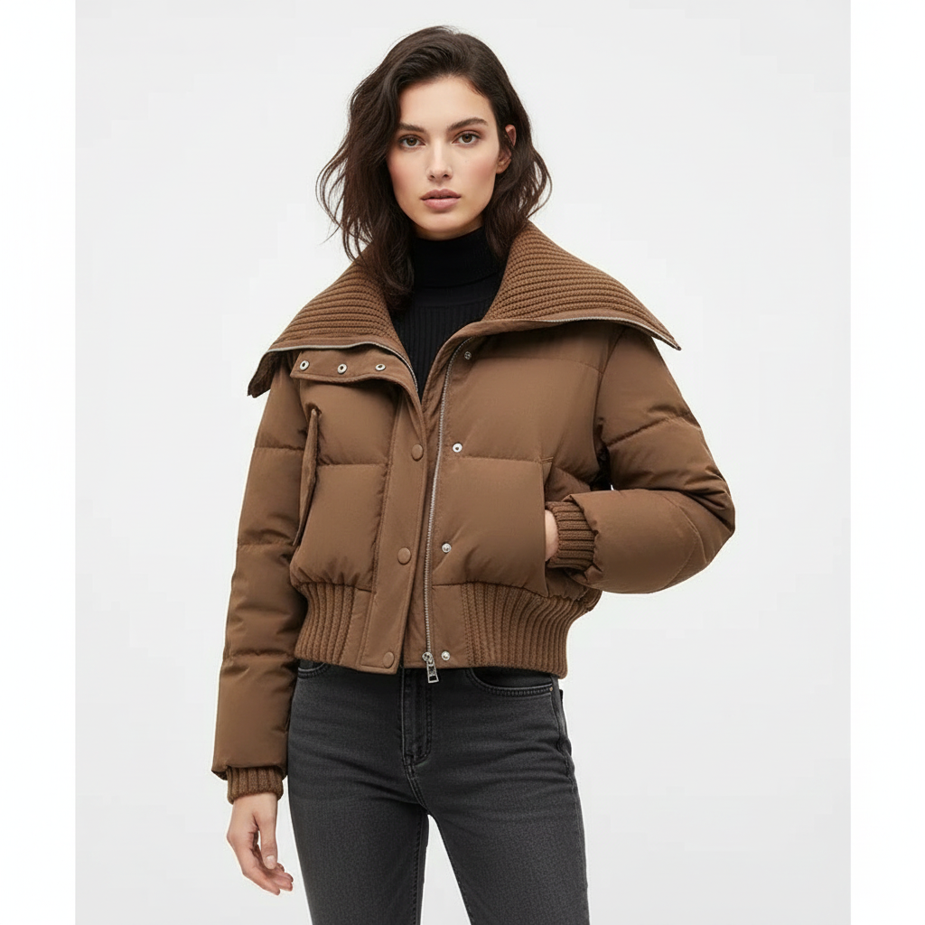 Veste Doudoune Féminine Élégante – Parka Légère et Chaude pour Femme en Hiver