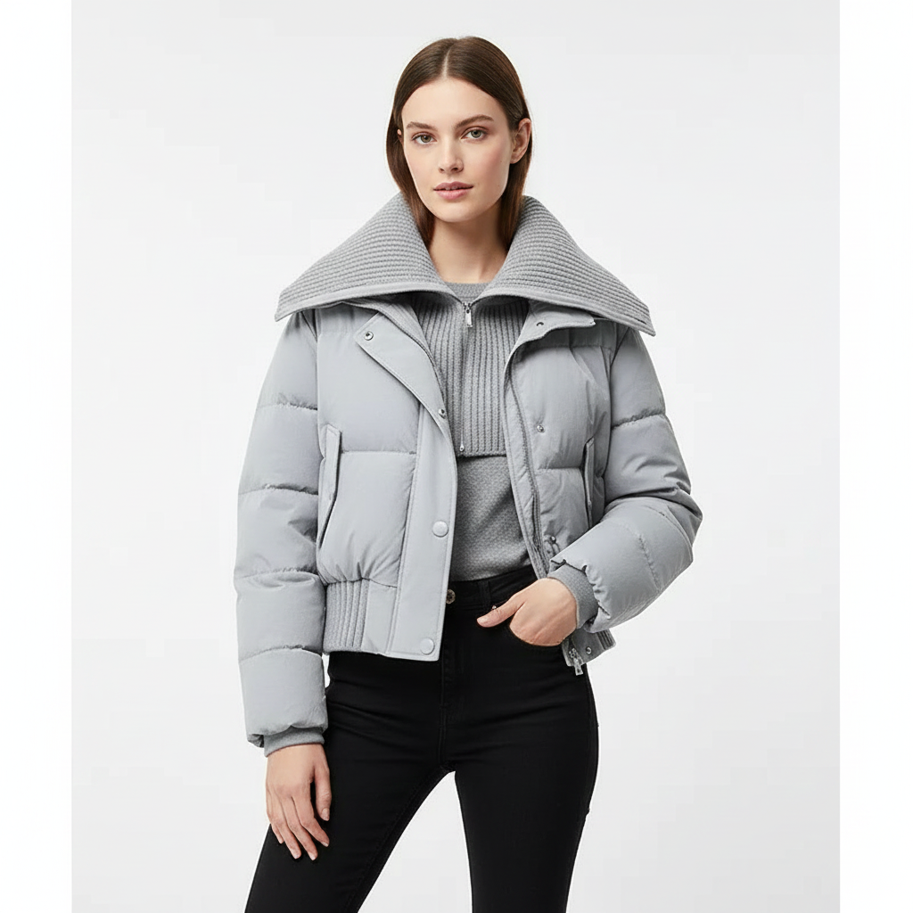 Veste Doudoune Féminine Élégante – Parka Légère et Chaude pour Femme en Hiver