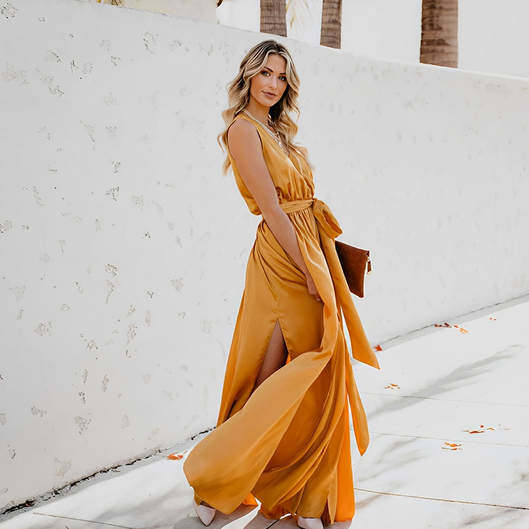 Robe de Soirée Élégante pour Femme – Longue et Sophistiquée pour Mariages et Galas - LuxeStyle
