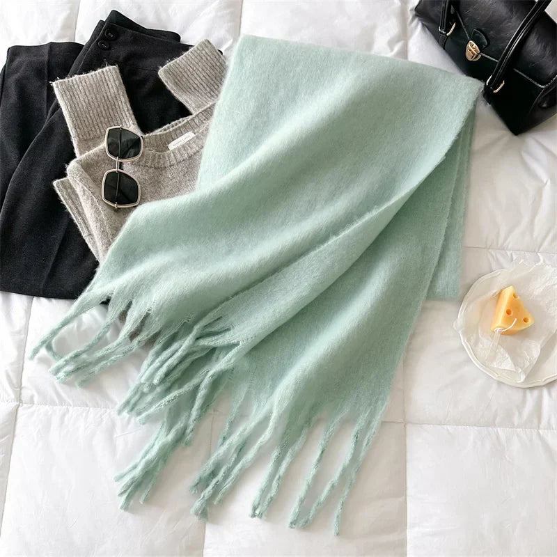 Écharpe Laine Douce Neigeuse pour Femme