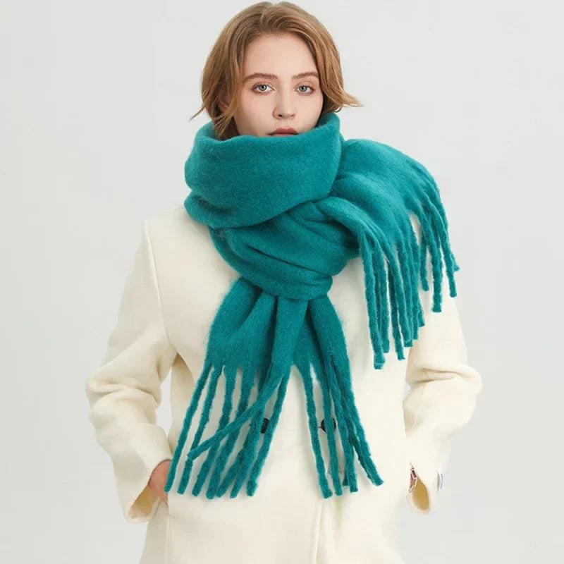 Écharpe Laine Douce Neigeuse pour Femme