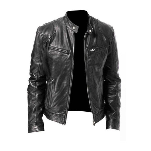 Blouson Moto Homme Rétro - luxestyle