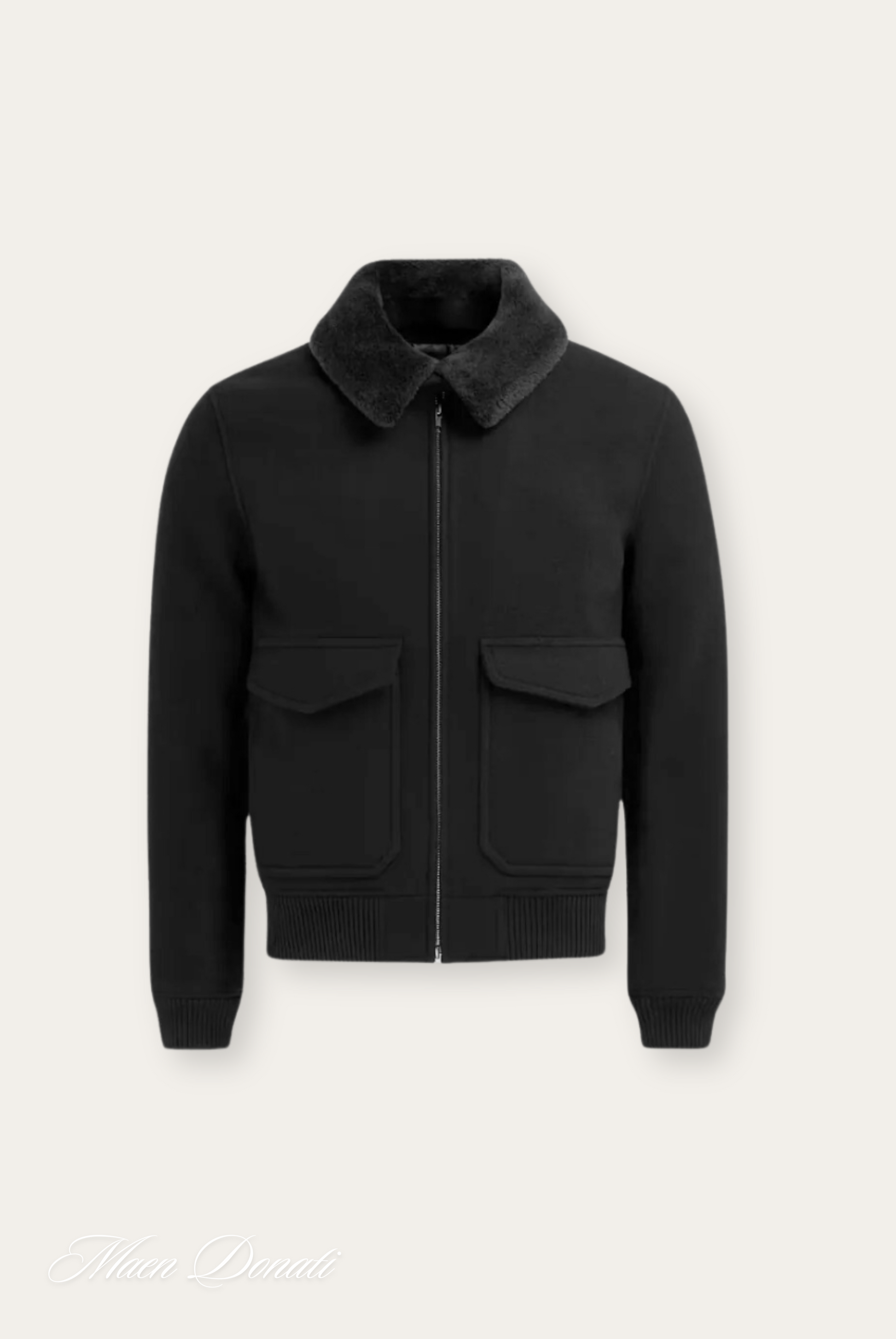 Blouson Aviateur Homme avec Capuche Détachable pour Automne - LuxeStyle