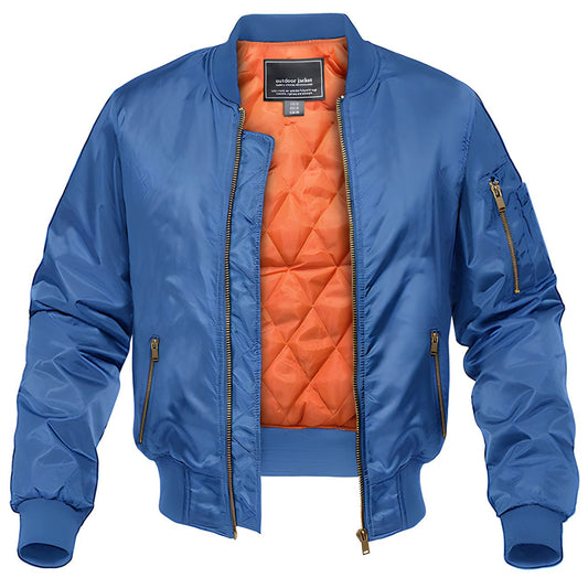 Blouson Aviateur Classique pour Homme - Veste de Pilote Chic et Douce - LuxeStyle
