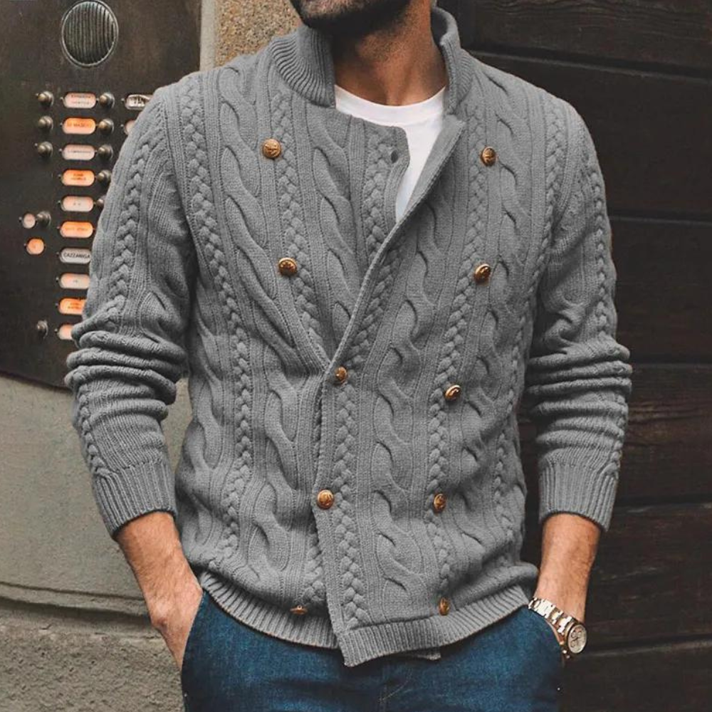 SAMUEL - Cardigan Élégant pour Hommes