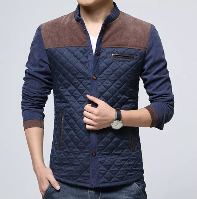 Veste Windbreaker Homme Sport avec Col Relevable et Zip Discrète - LuxeStyle