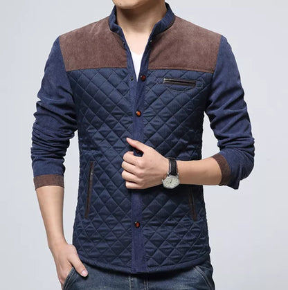 Veste Windbreaker Homme Sport avec Col Relevable et Zip Discrète - LuxeStyle