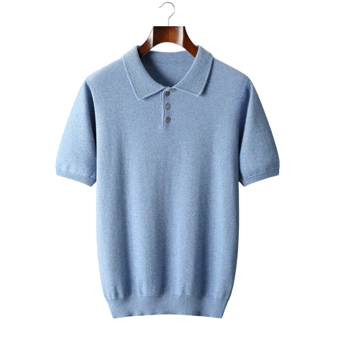 Polo Homme Bleu Marine Décontracté - LuxeStyle