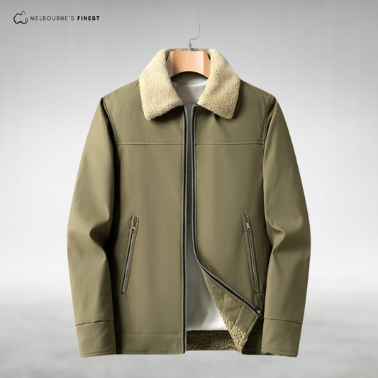 Veste Hiver Chaud avec Doublure et Poches Serrées pour Homme - LuxeStyle