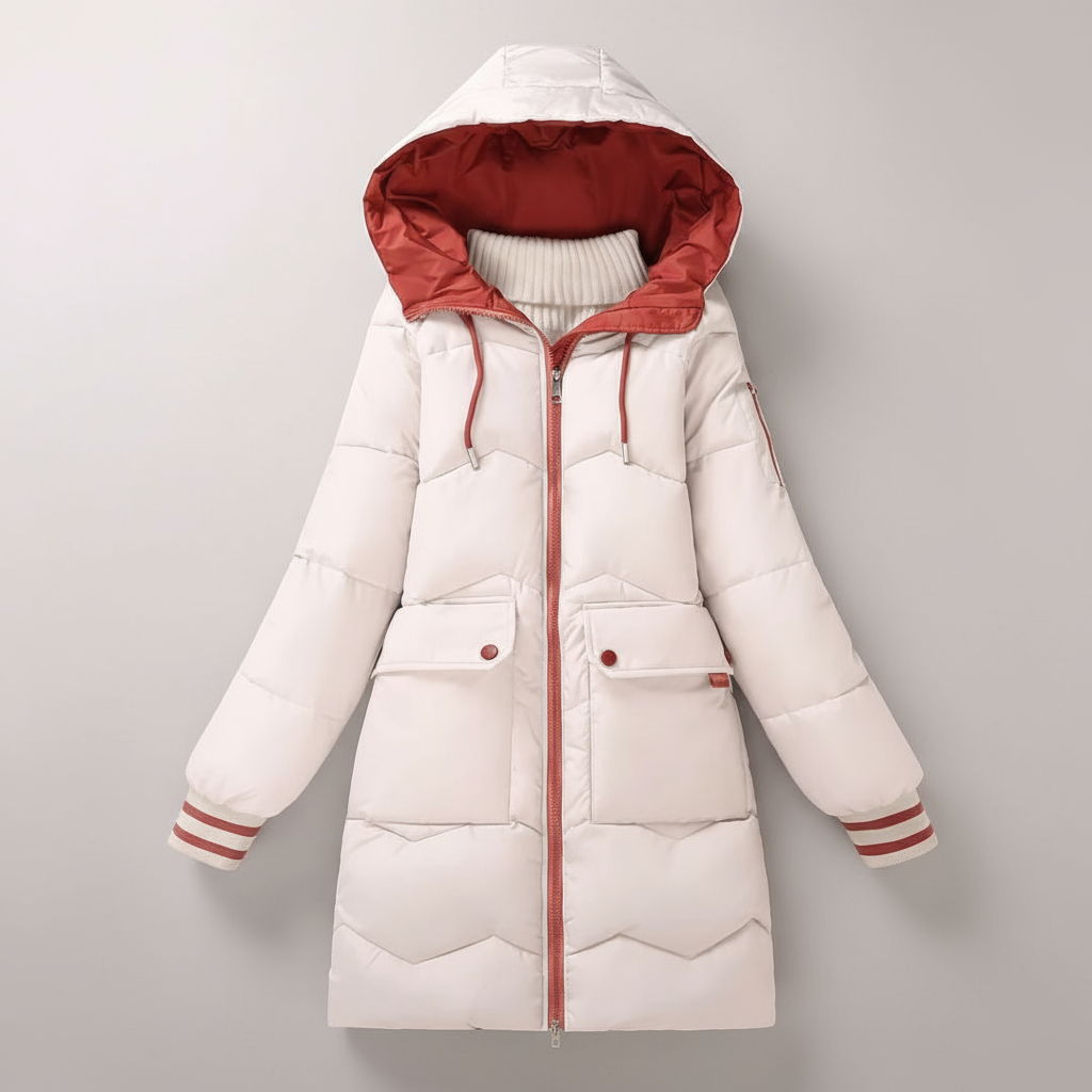 Veste Hivernale Élégante pour Femme avec Capuche
