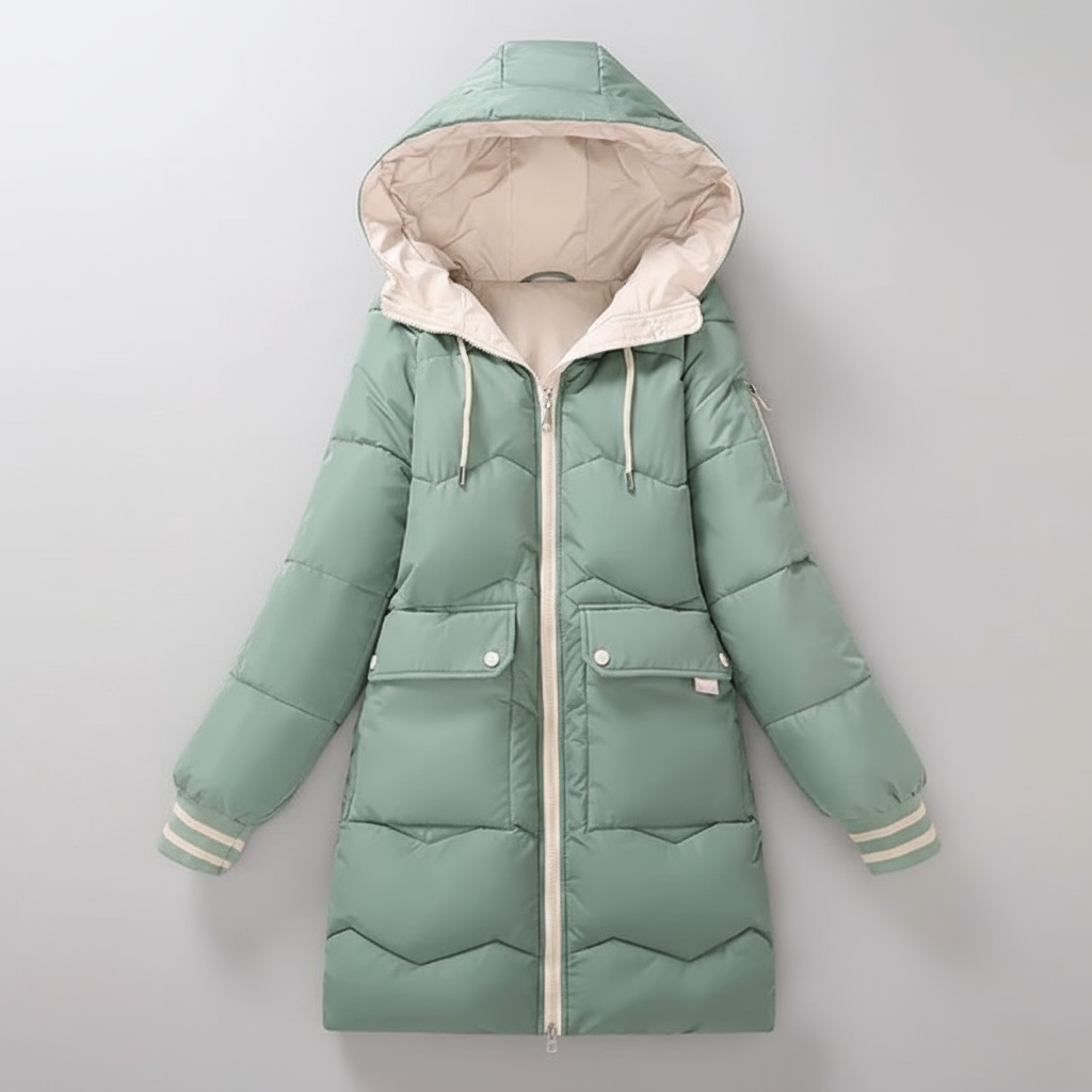 Veste Hivernale Élégante pour Femme avec Capuche