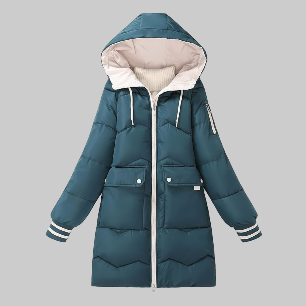 Veste Hivernale Élégante pour Femme avec Capuche