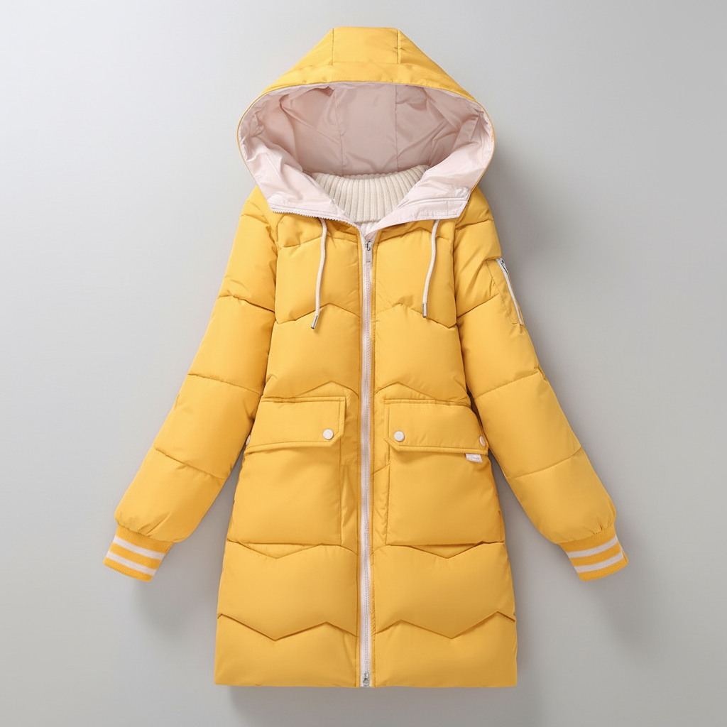 Veste Hivernale Élégante pour Femme avec Capuche