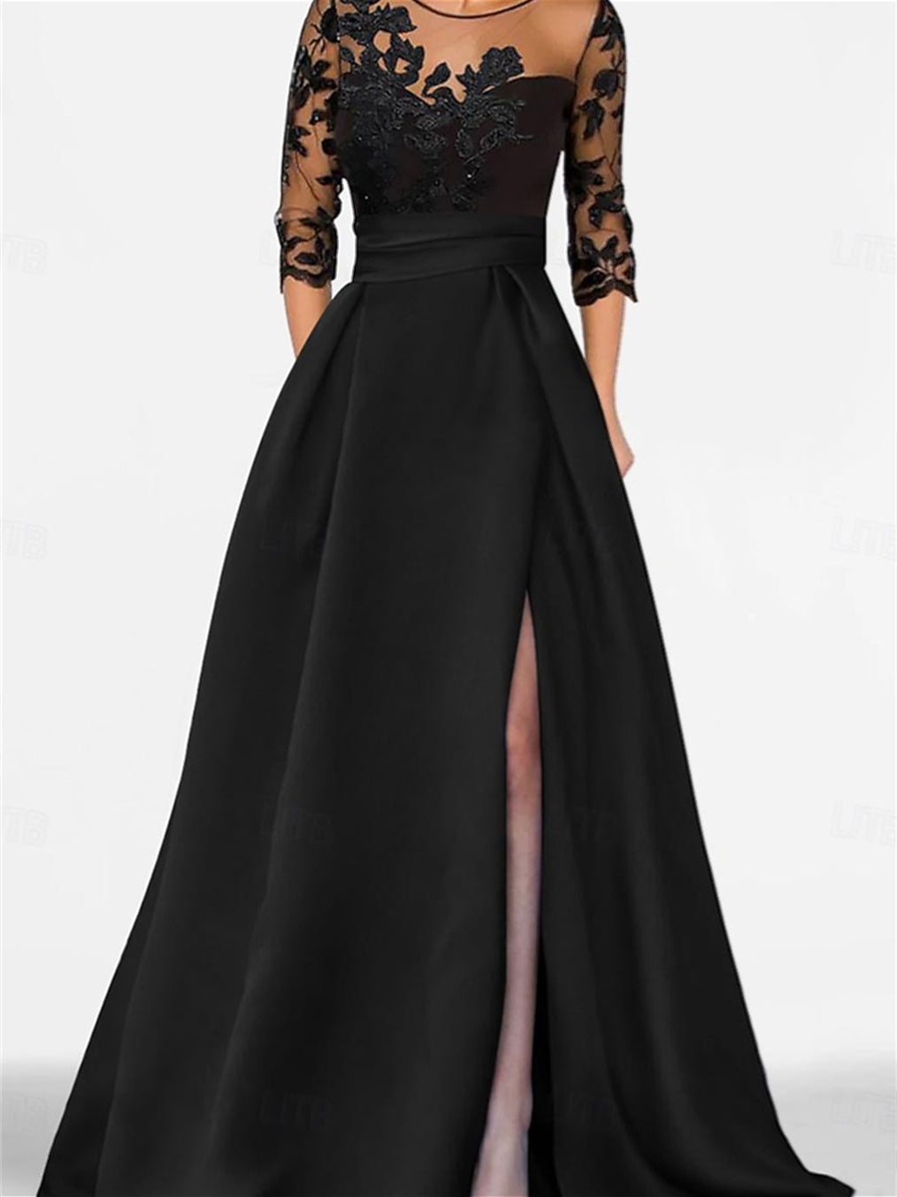 Robe de Soirée Élégante à Fleurs pour Femme Grande Taille - luxestyle